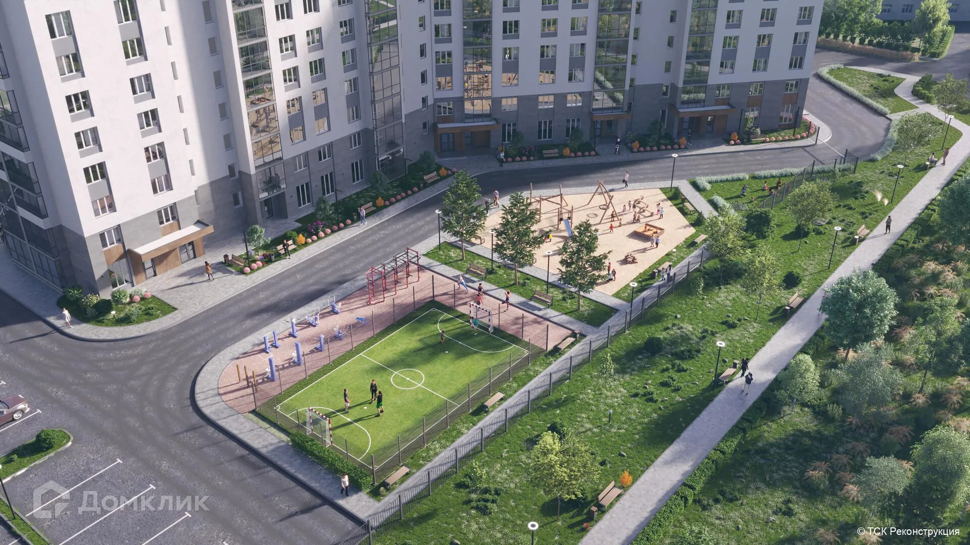 Планировка 1-комнатной квартиры 60.34 м² в ЖК Панорама, г. Рыбное — фото 7