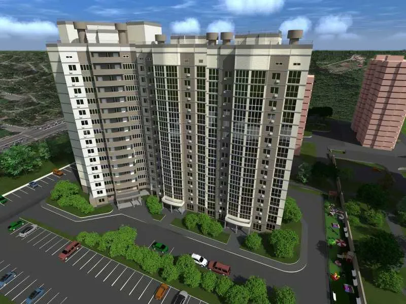 Планировка 3-комнатной квартиры 96.08 м² в ЖК ЖК "Куба", г. Калуга — фото 3