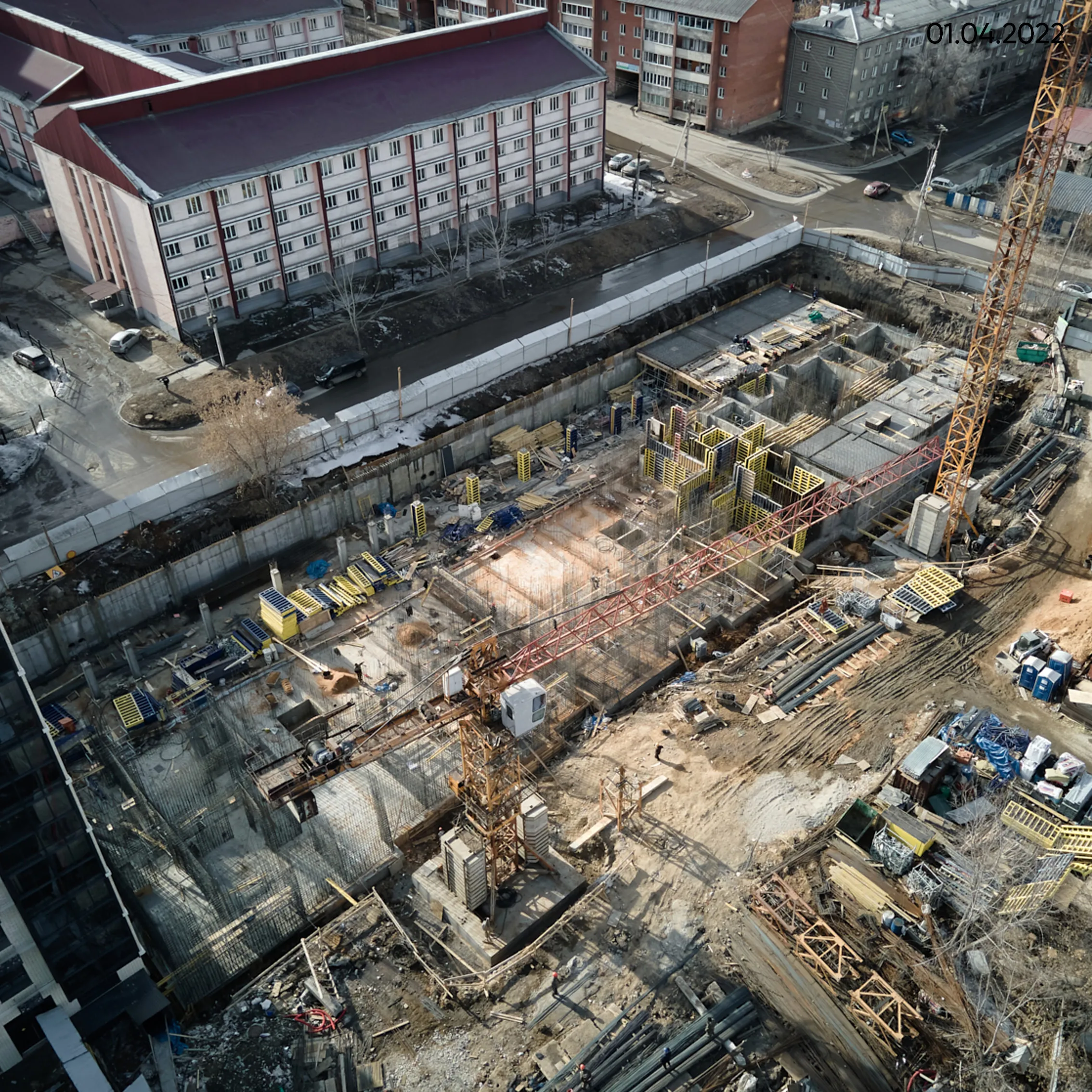 ЖК "Новые горизонты на Пушкина" ход строительства