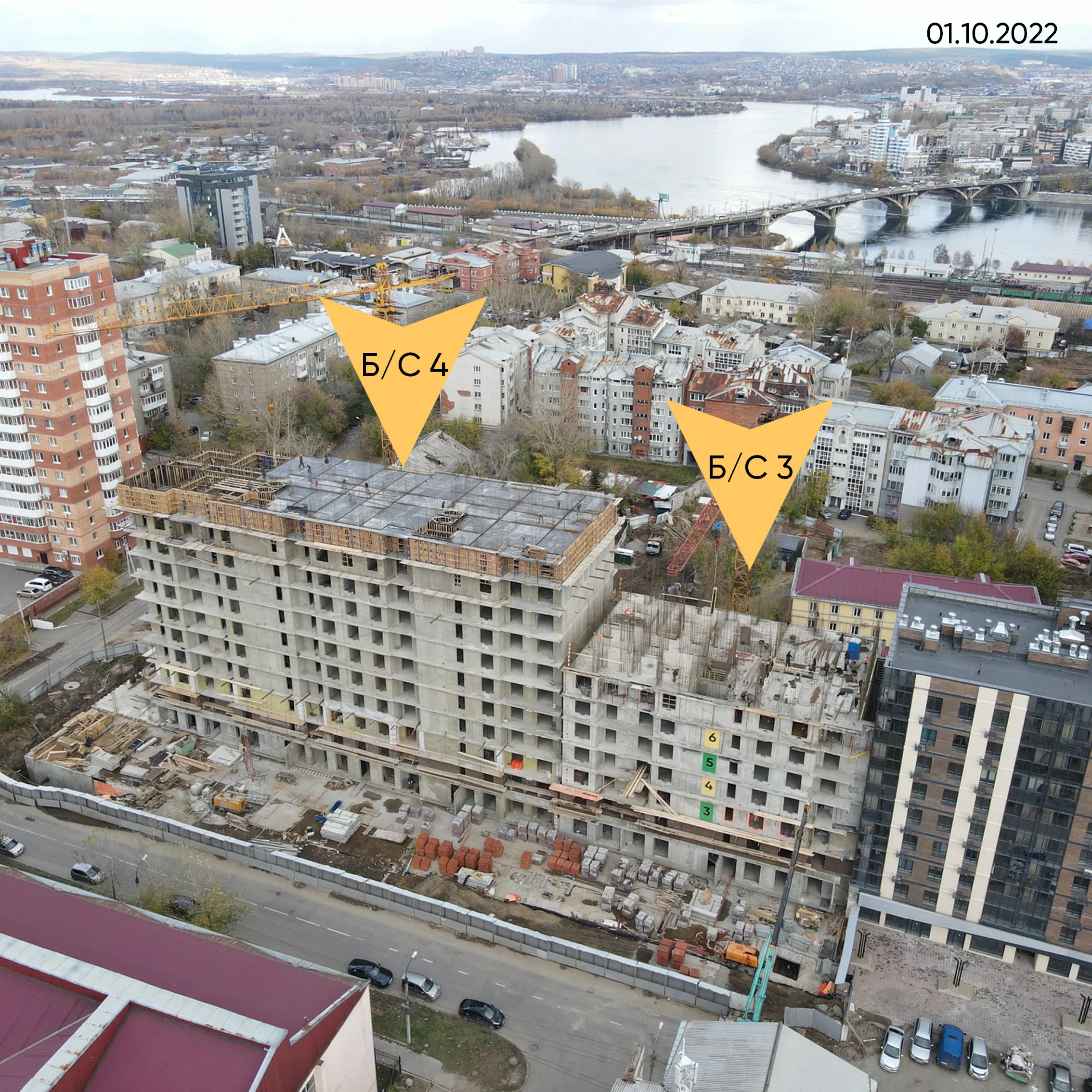 ЖК "Новые горизонты на Пушкина" ход строительства