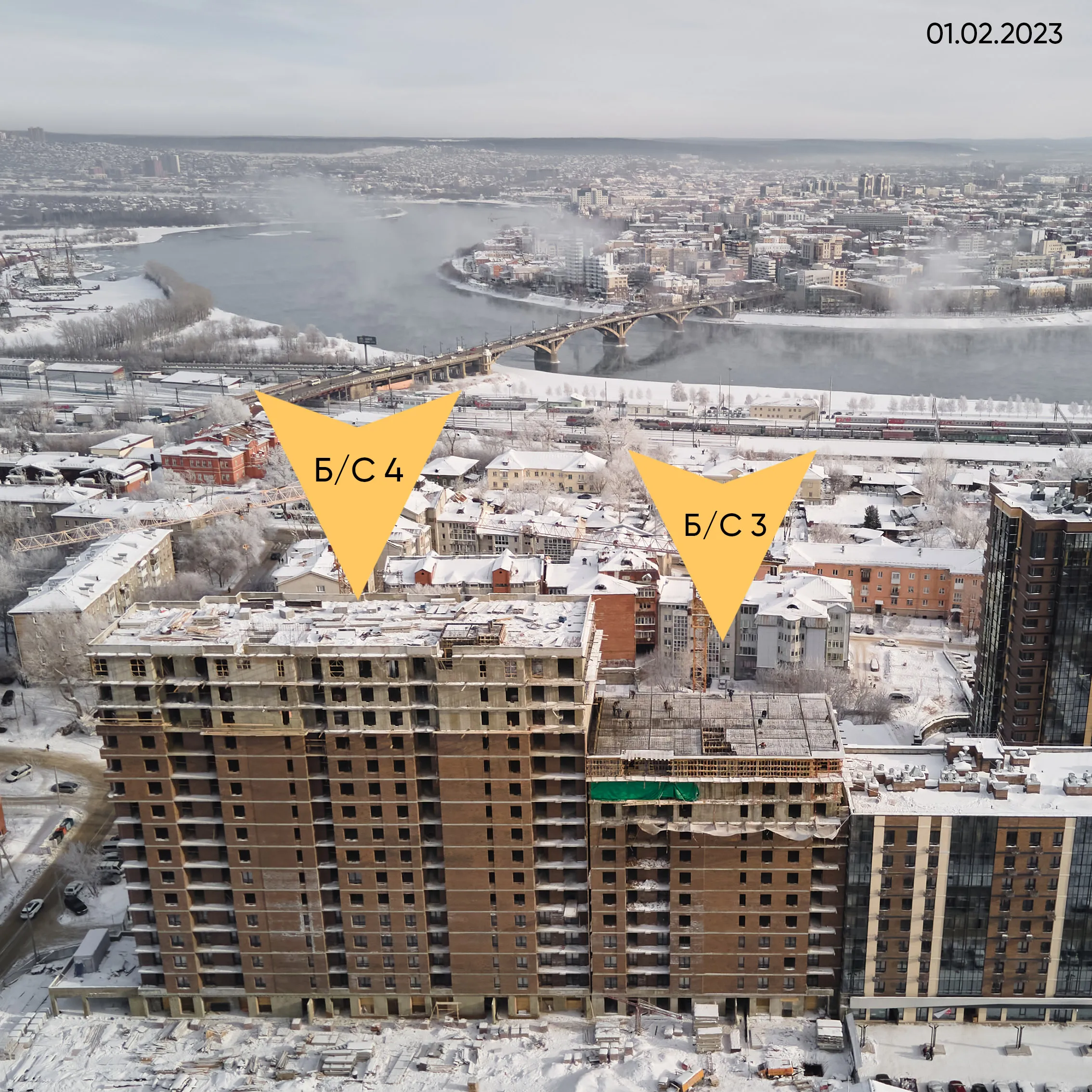 ЖК "Новые горизонты на Пушкина" ход строительства