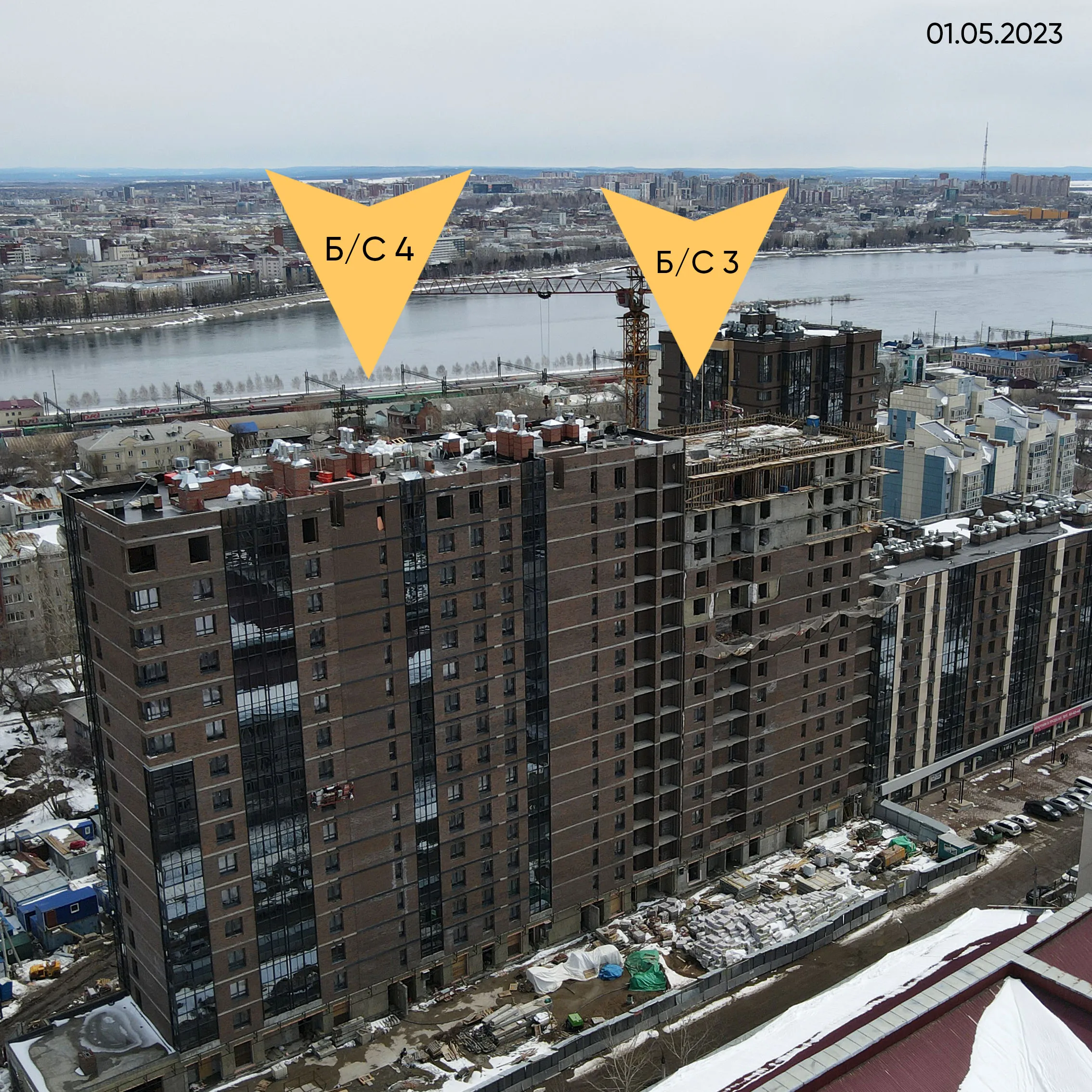 ЖК "Новые горизонты на Пушкина" ход строительства