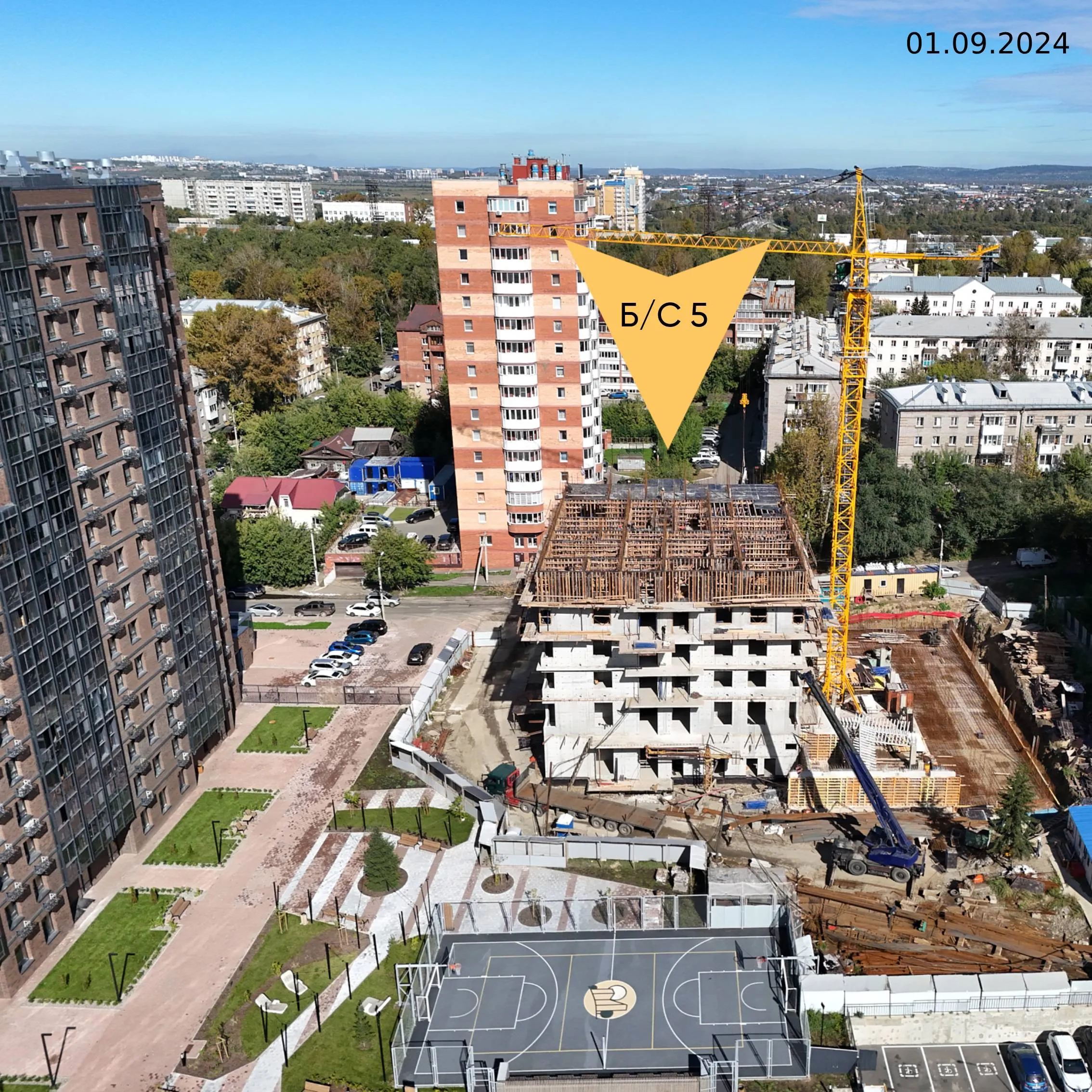 ЖК "Новые горизонты на Пушкина" ход строительства