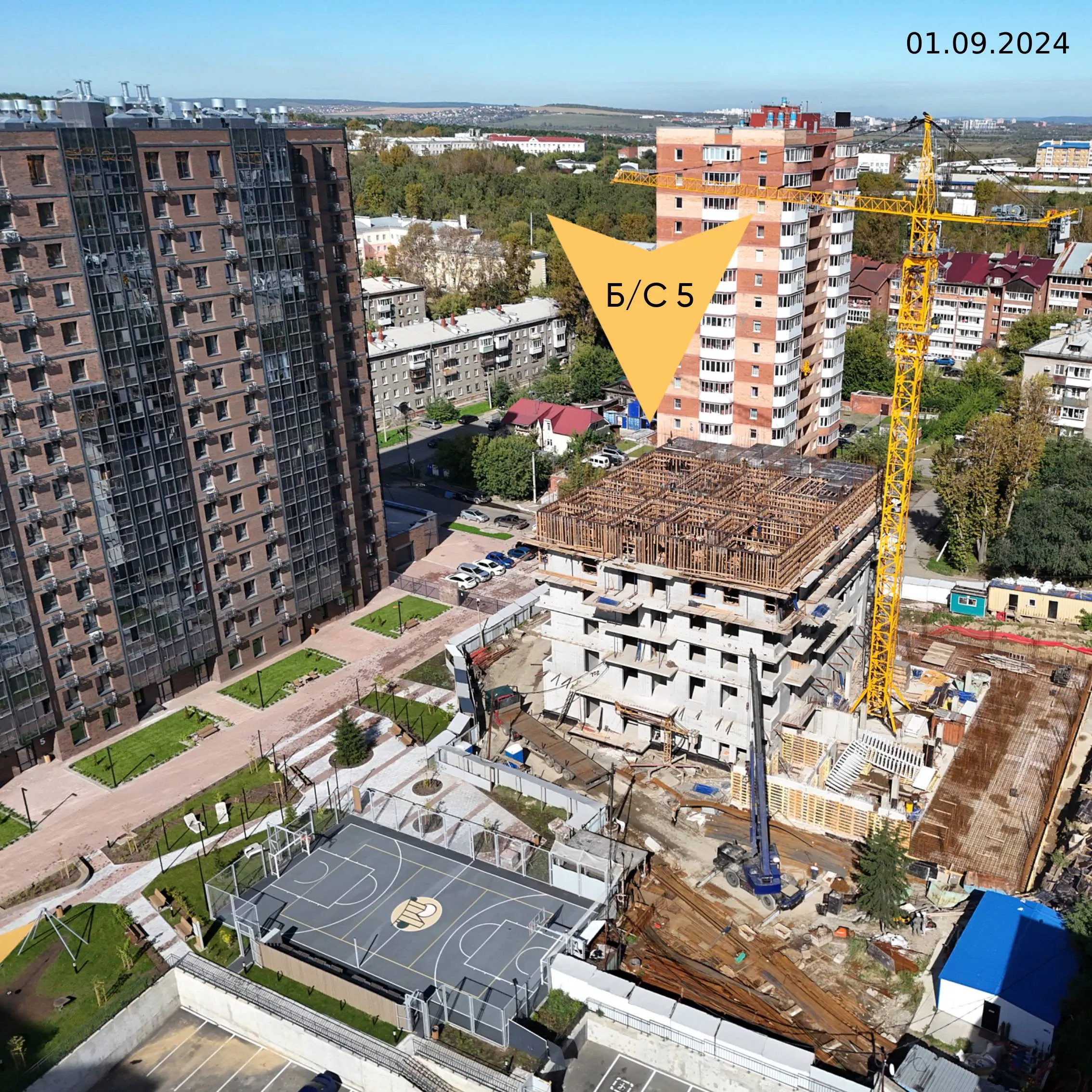 ЖК "Новые горизонты на Пушкина" ход строительства