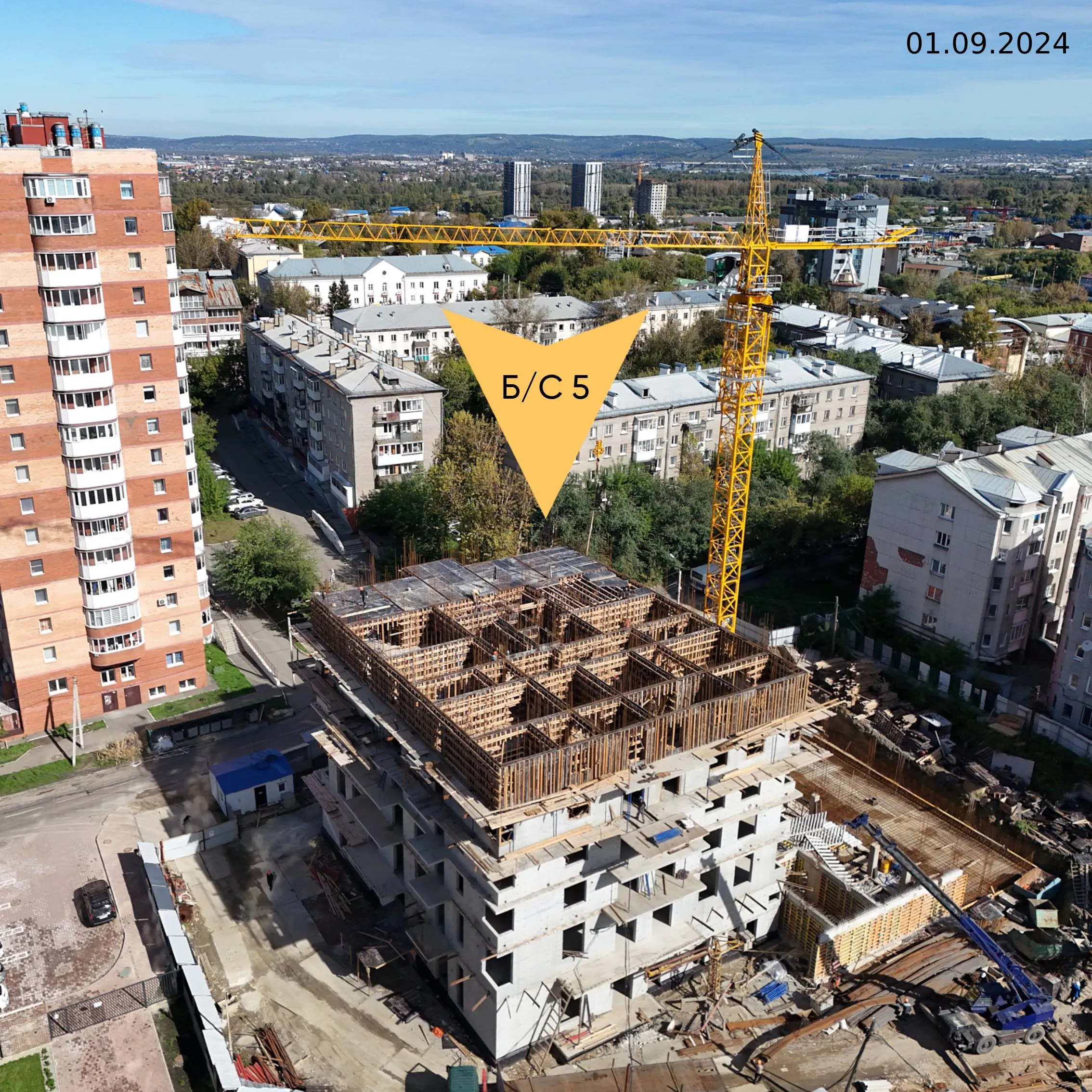 ЖК "Новые горизонты на Пушкина" ход строительства