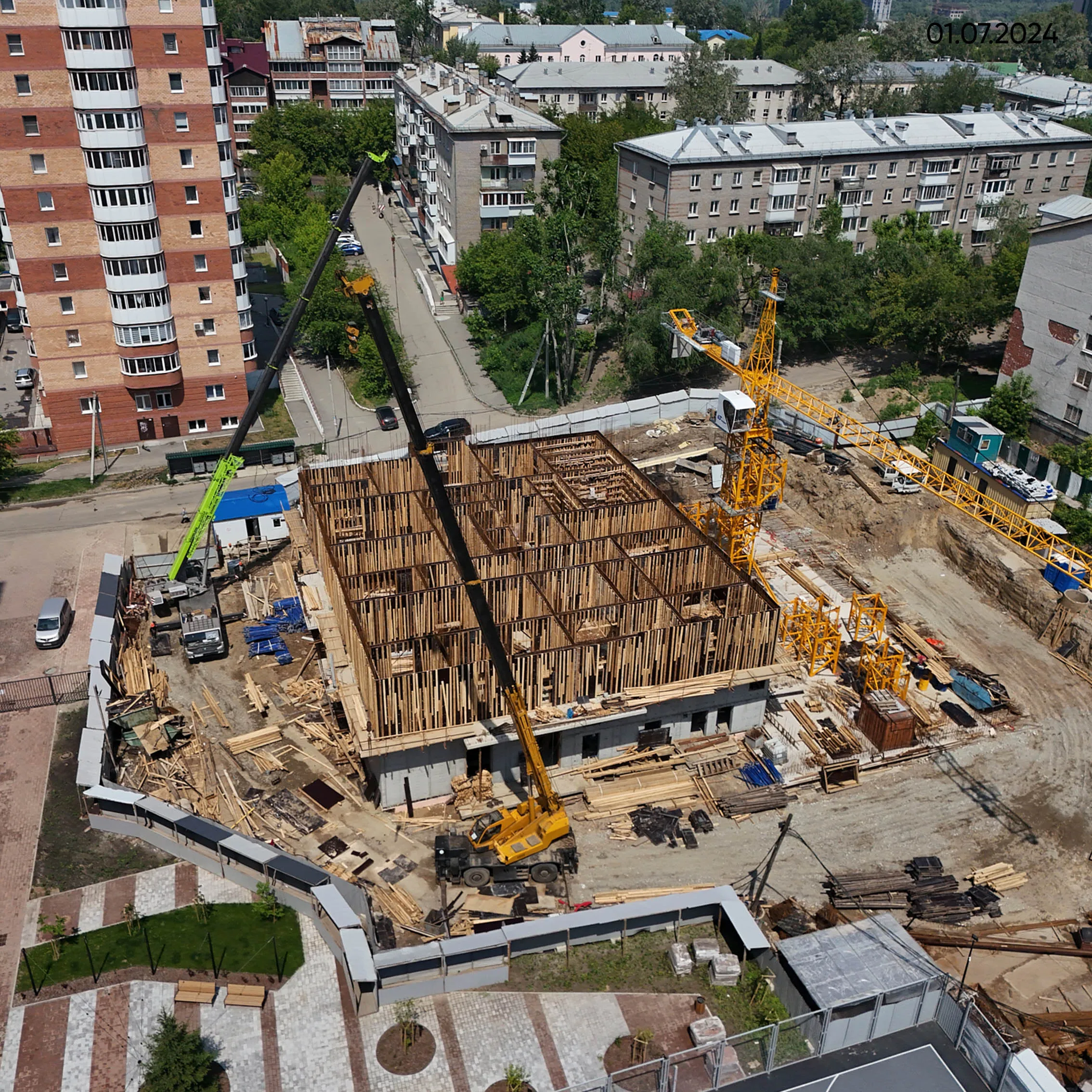 ЖК "Новые горизонты на Пушкина" ход строительства