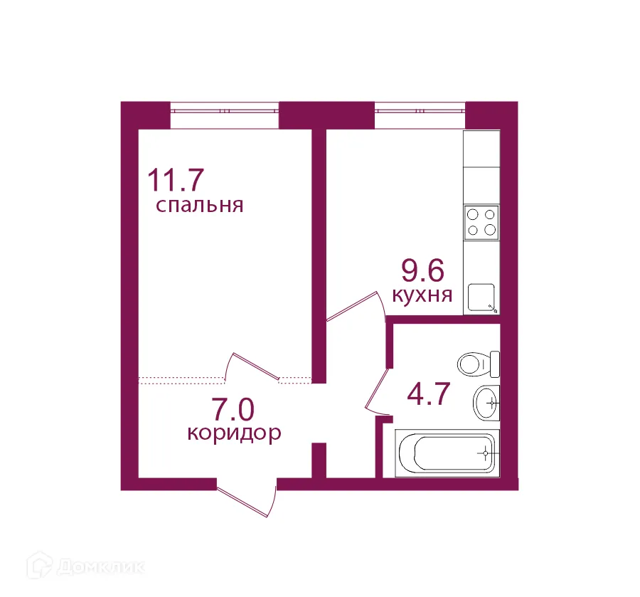 Фото квартиры в ЖК Видный 3