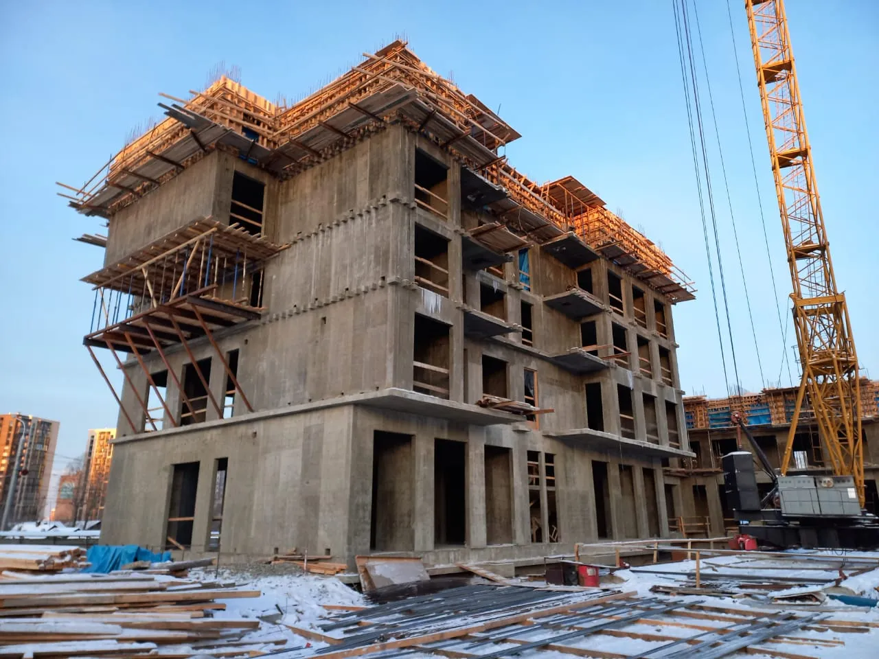 ЖК Скайлайн ход строительства