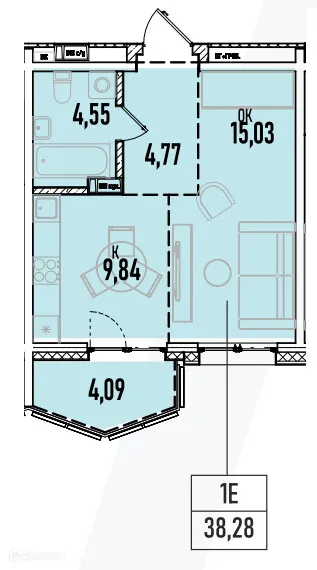 Фото квартиры в ЖК Аквамарин авторский дом на Донской
