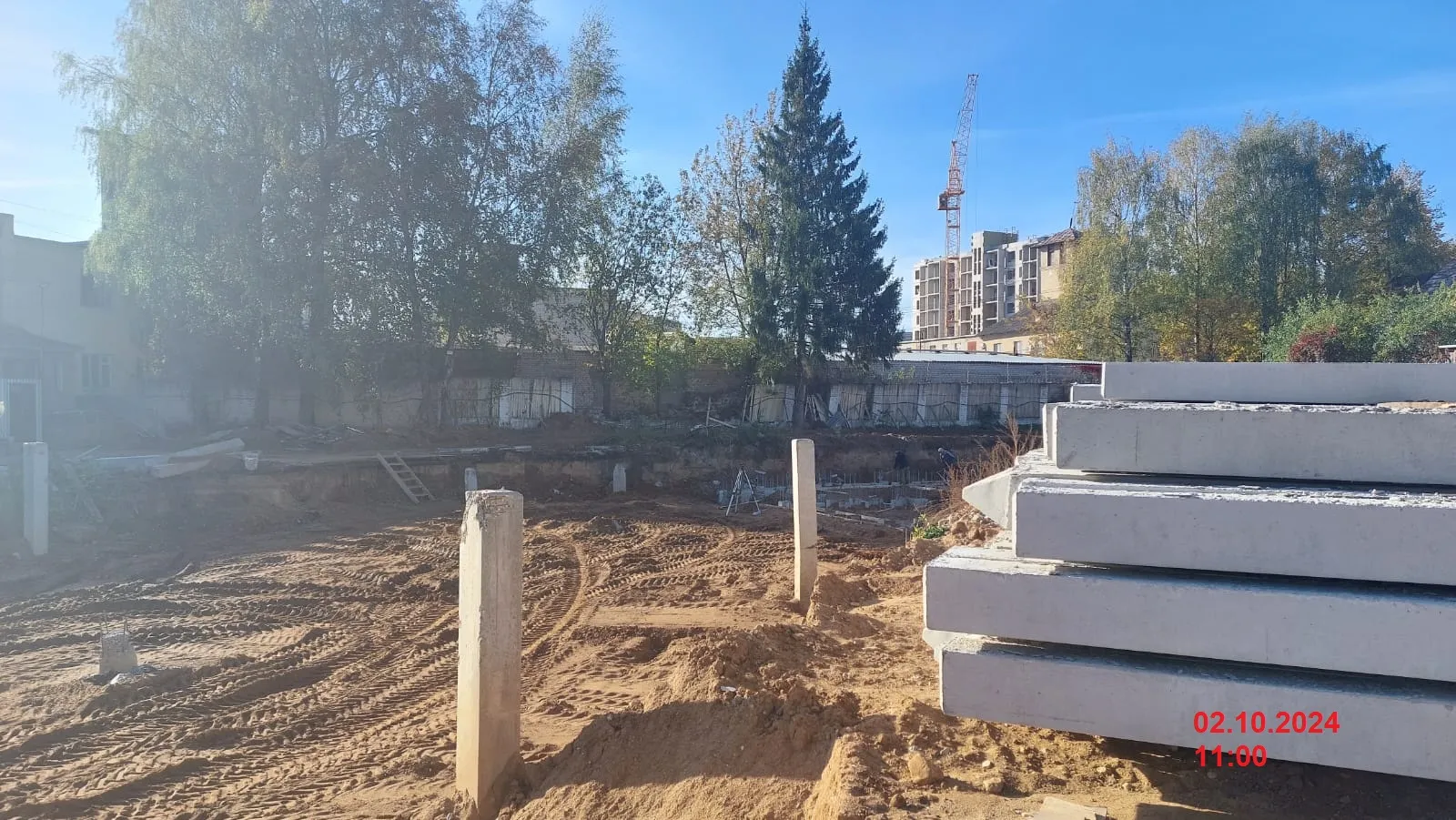 ЖК Мирный ход строительства