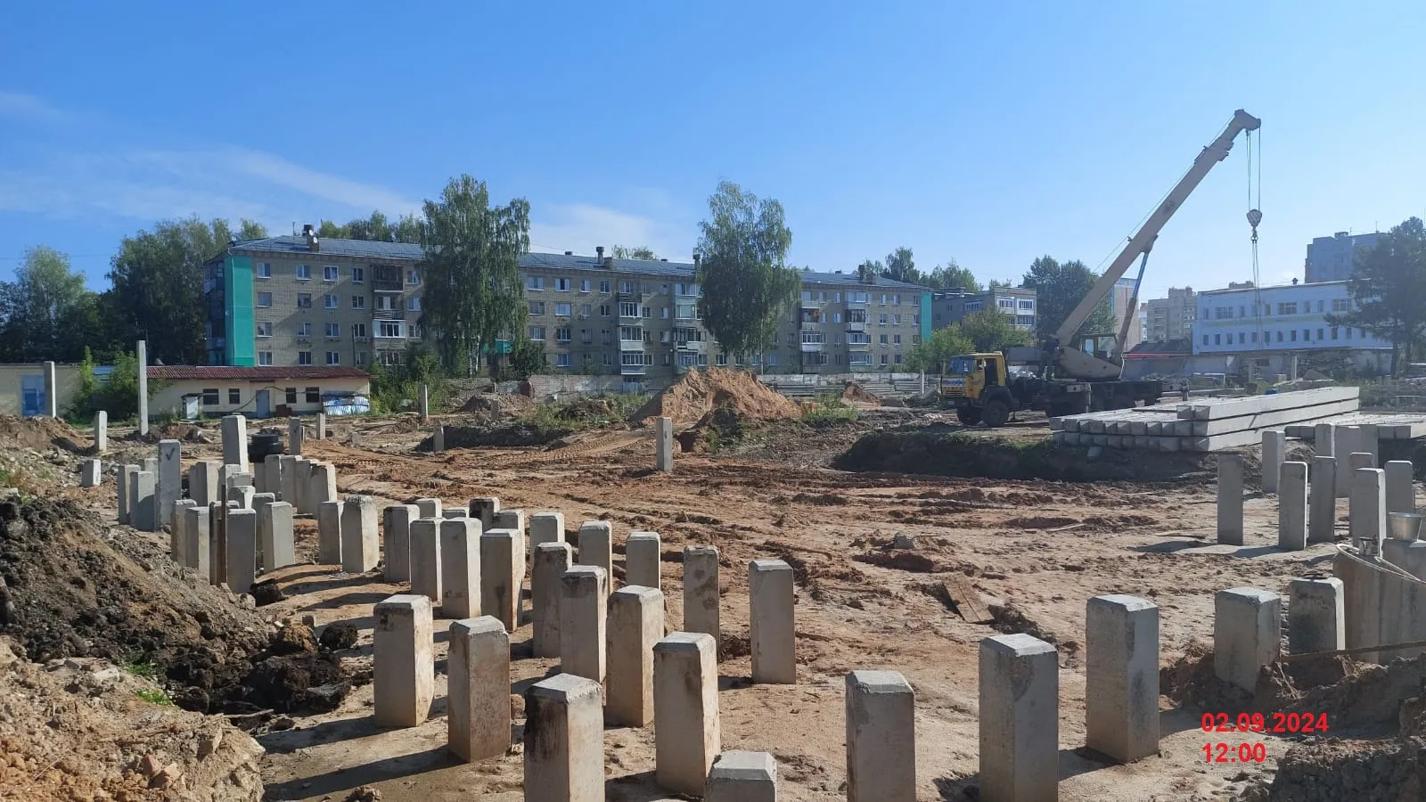 ЖК Мирный ход строительства