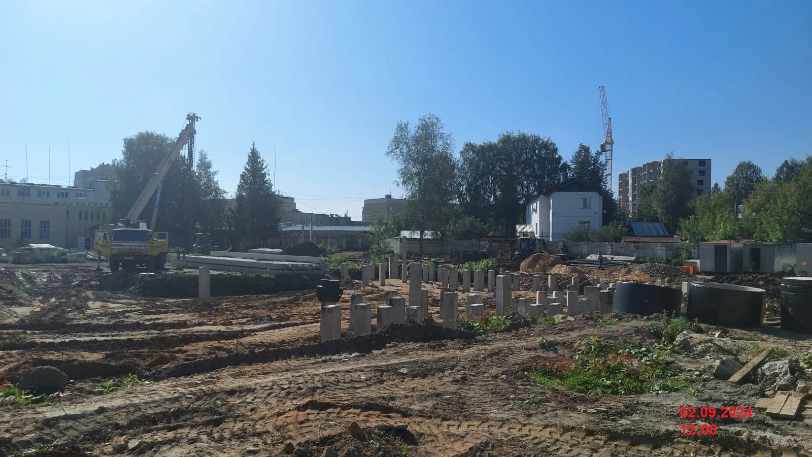 ЖК Мирный ход строительства