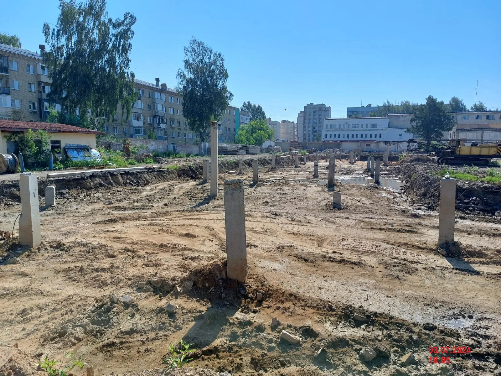 ЖК Мирный ход строительства