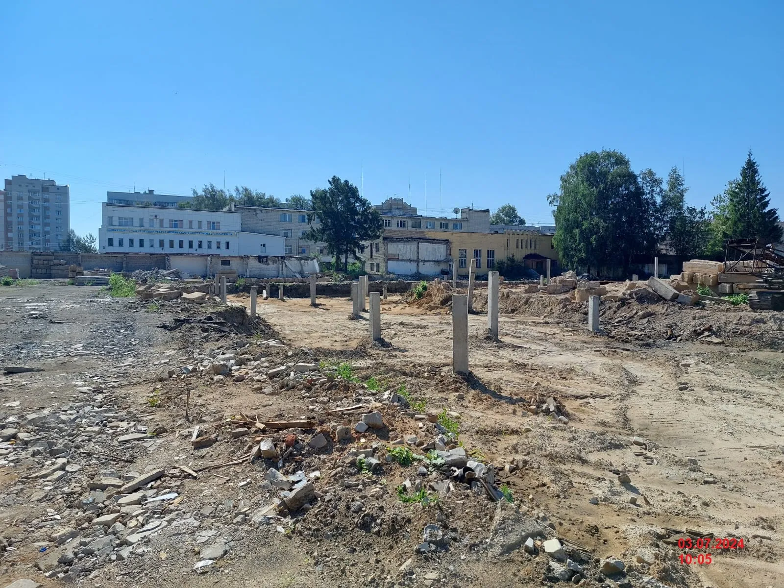 ЖК Мирный ход строительства