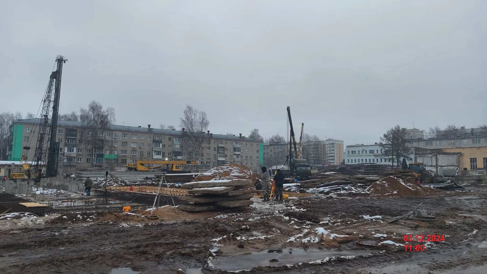 ЖК Мирный ход строительства