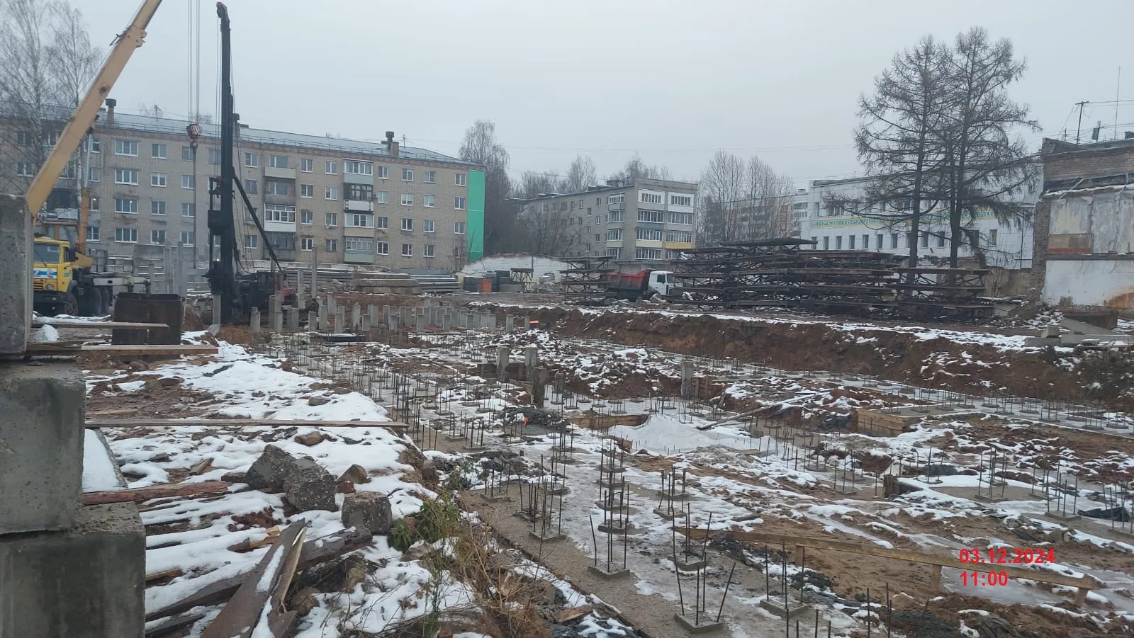 ЖК Мирный ход строительства