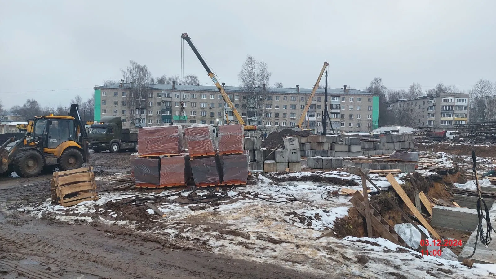 ЖК Мирный ход строительства