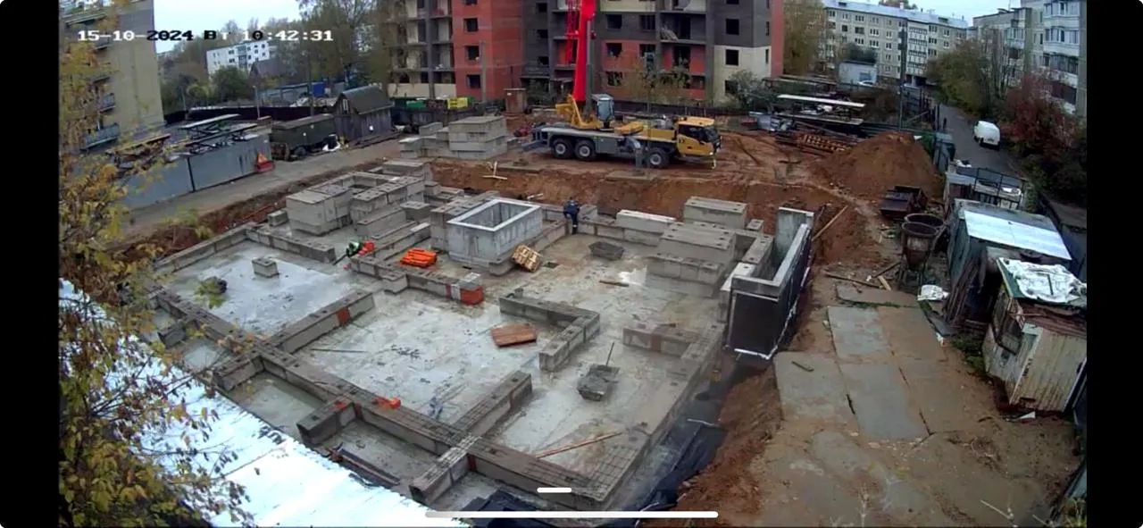 ЖК по улице Центральная ход строительства