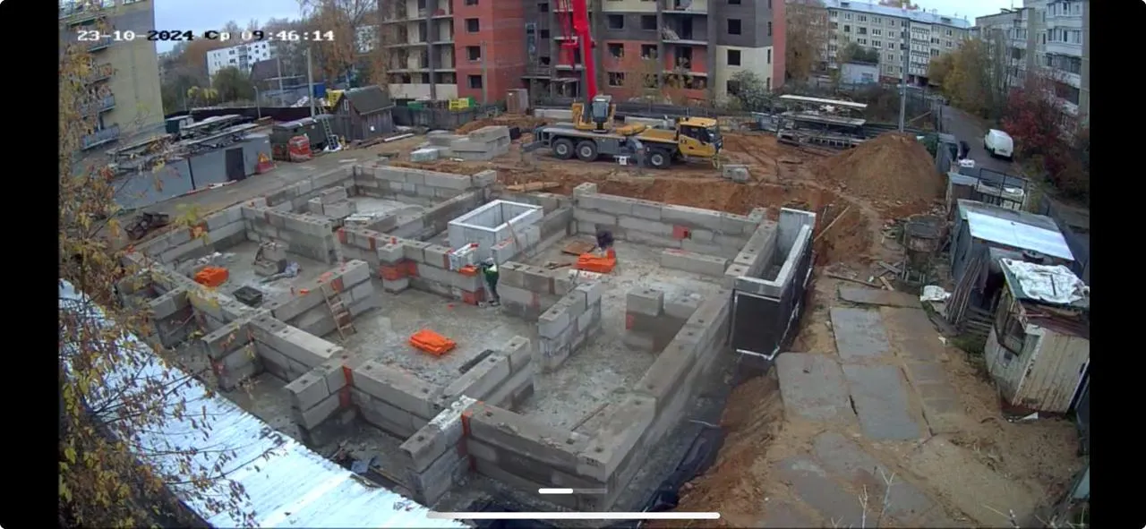 ЖК по улице Центральная ход строительства