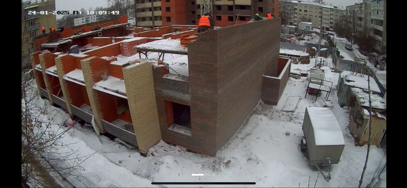 ЖК по улице Центральная ход строительства