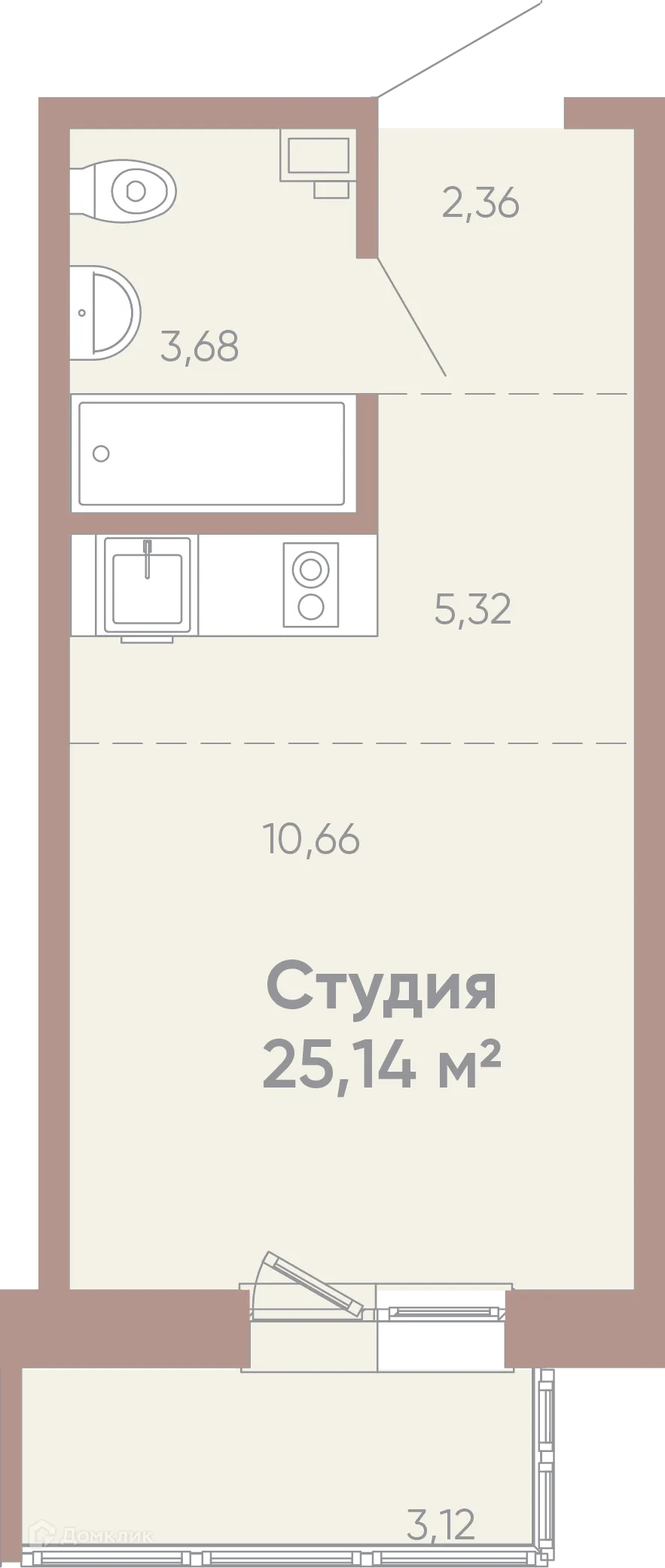 Фото квартиры в ЖК Новые горизонты на Советской