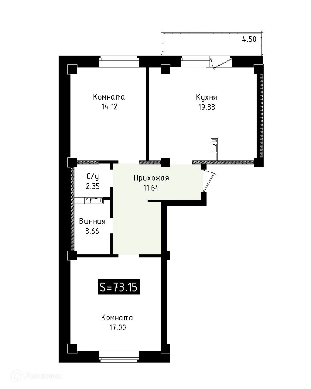 Фото квартиры в ЖК ИРКУТ (ЖК ИРКУТ)