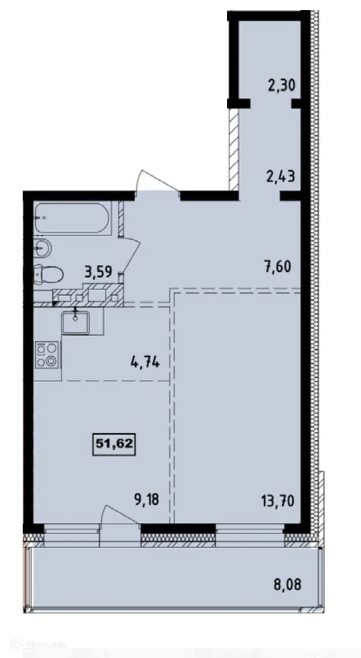 Фото квартиры в ЖК "Витязь-3"