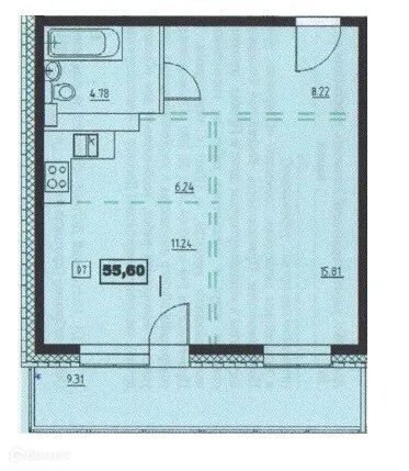 Фото квартиры в ЖК "Витязь-3"