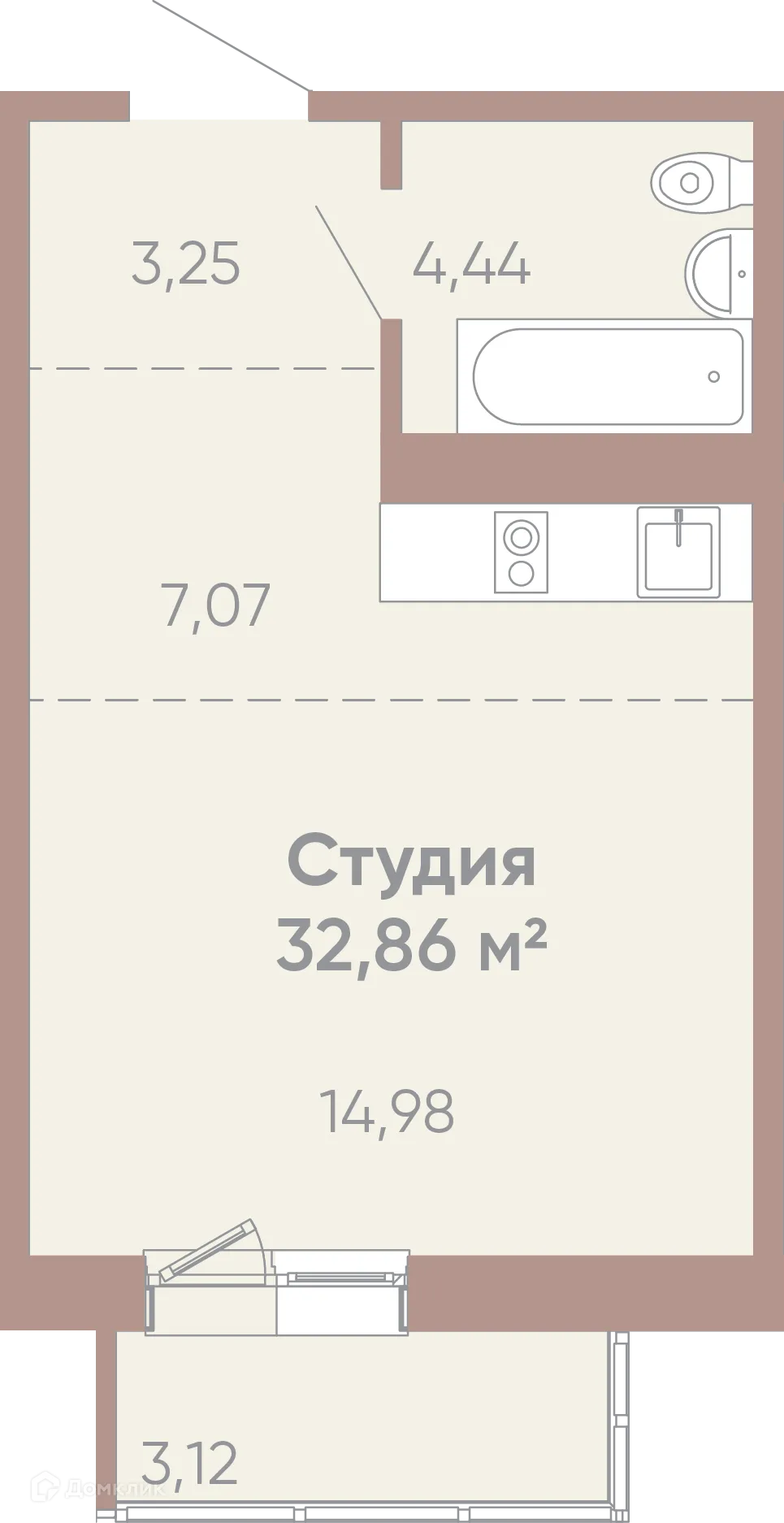 Фото квартиры в ЖК Новые горизонты на Советской