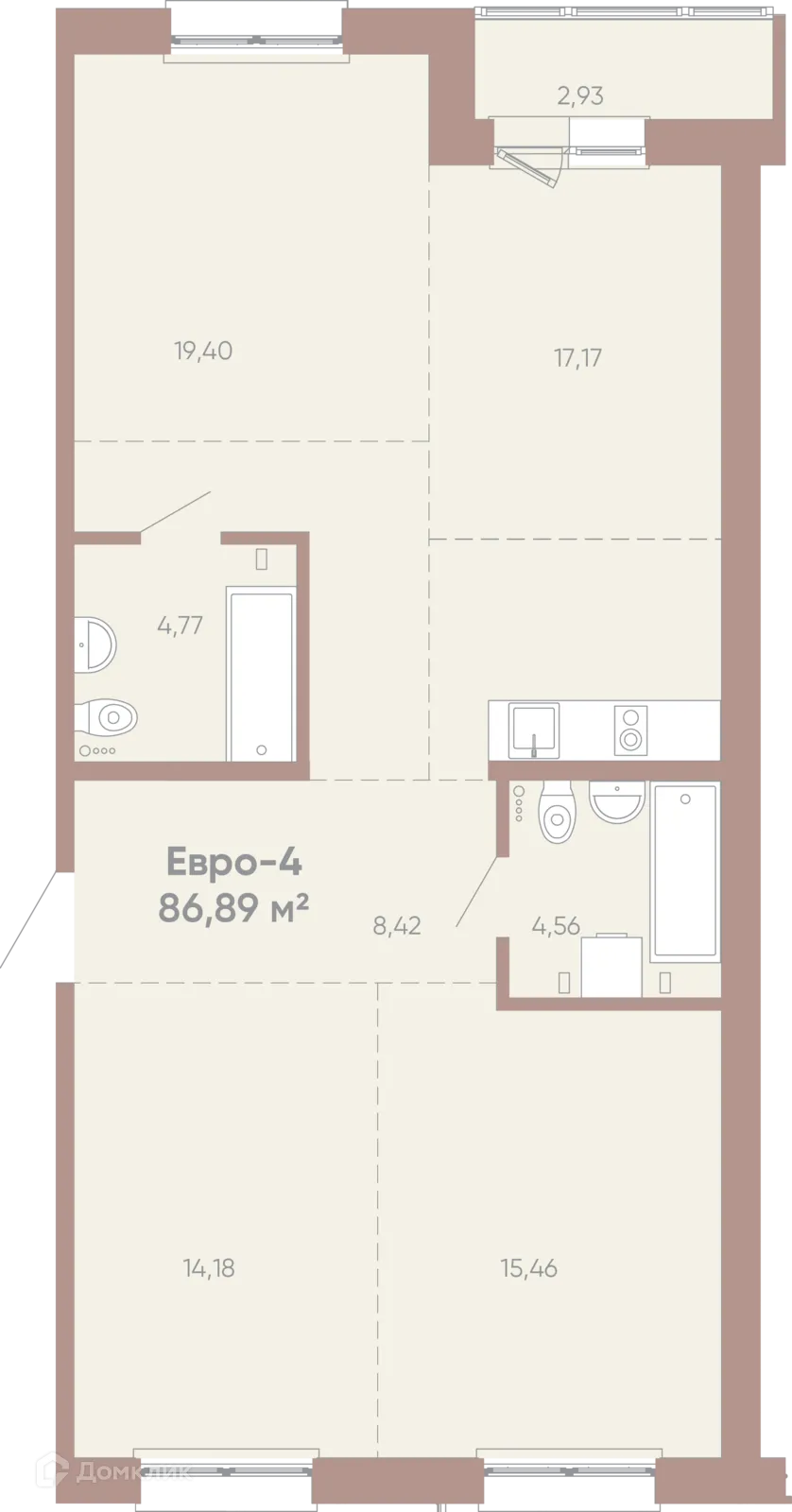 Фото квартиры в ЖК Новые горизонты на Советской