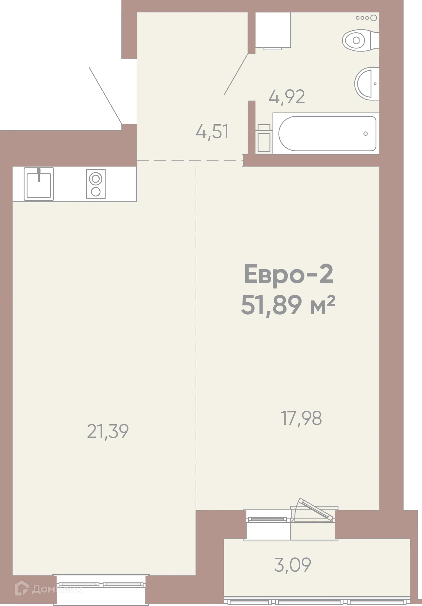 Фото квартиры в ЖК Новые горизонты на Советской