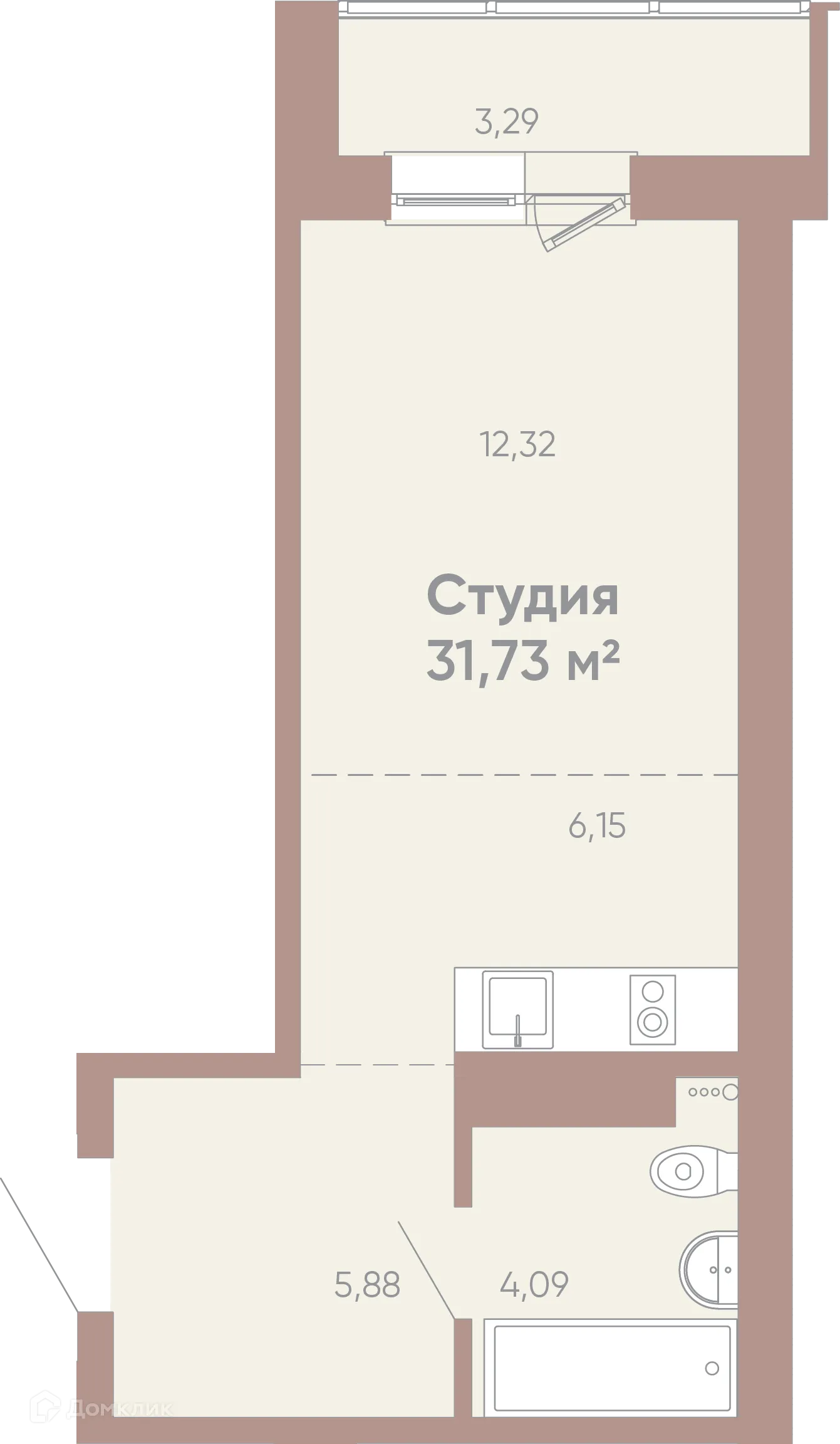 Фото квартиры в ЖК Новые горизонты на Советской