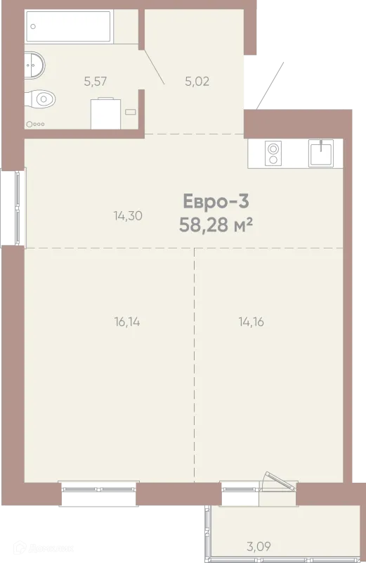 Квартира в ЖК Новые горизонты на Советской