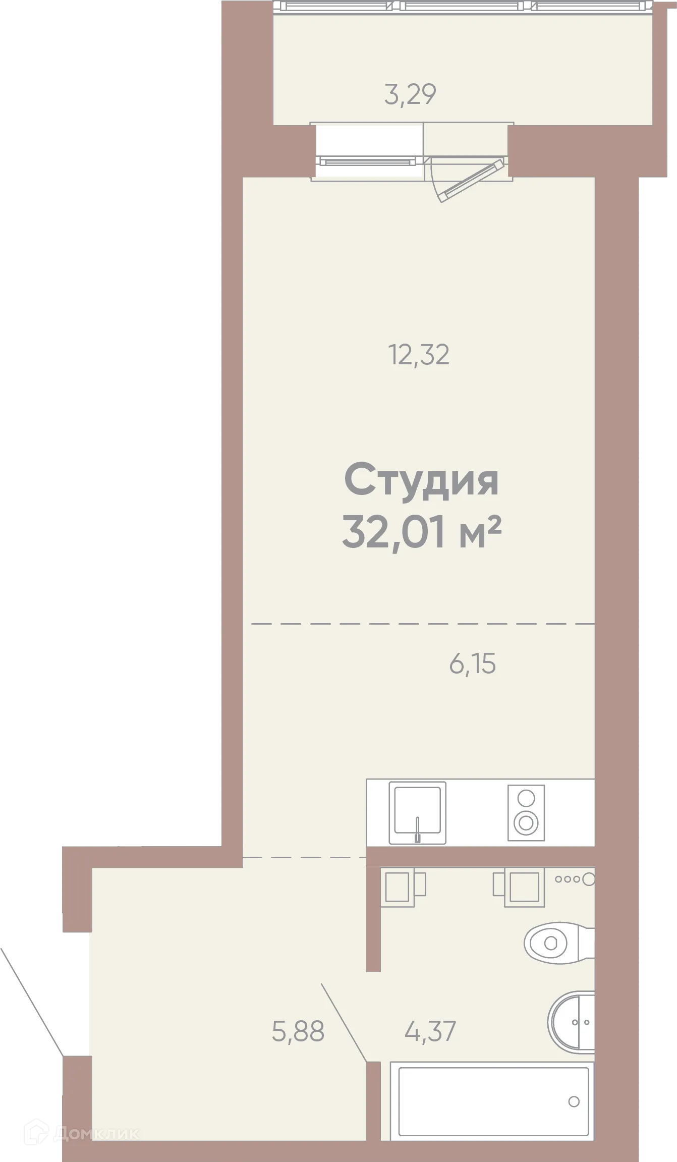 Фото квартиры в ЖК Новые горизонты на Советской