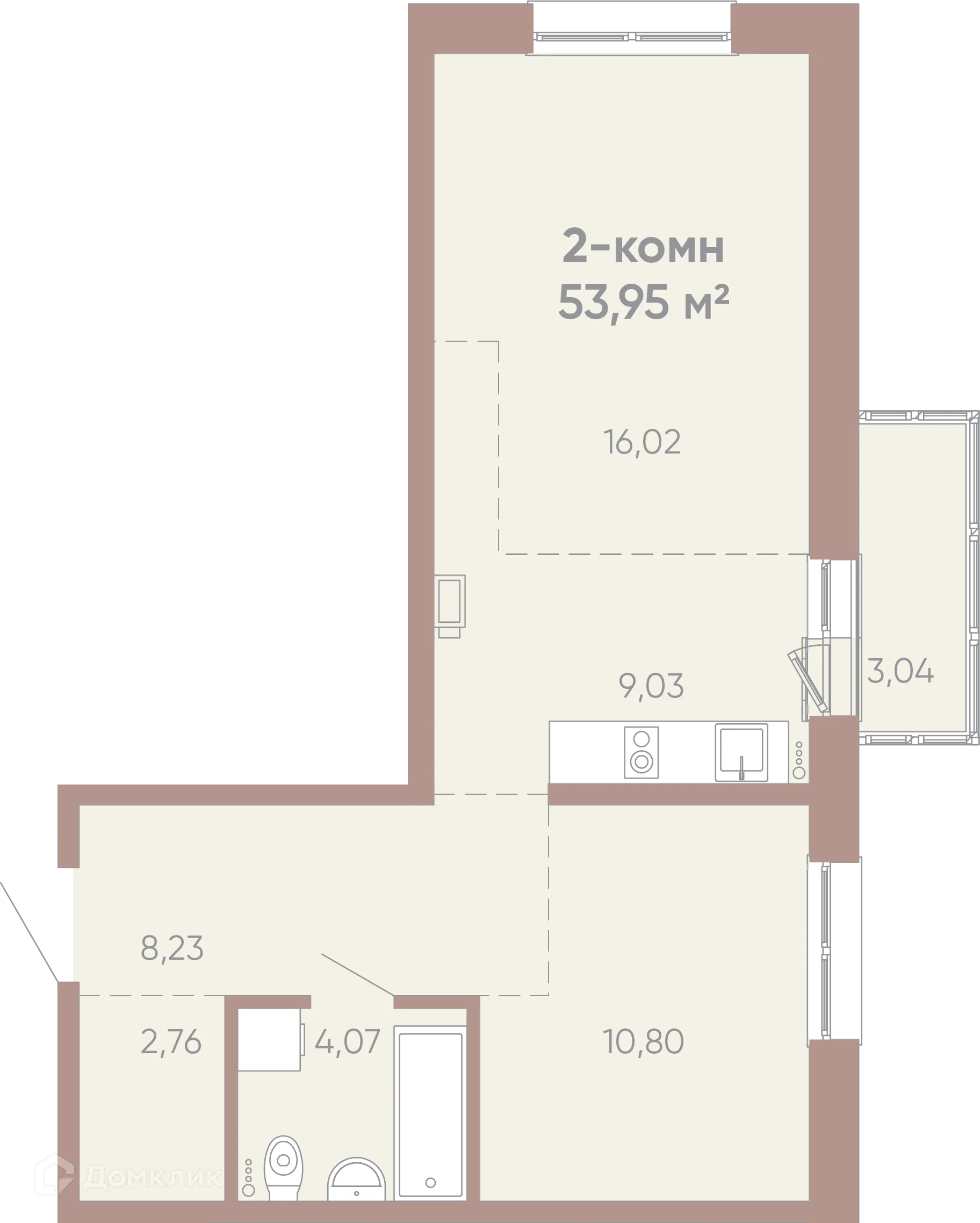 Фото квартиры в ЖК Новые горизонты на Советской