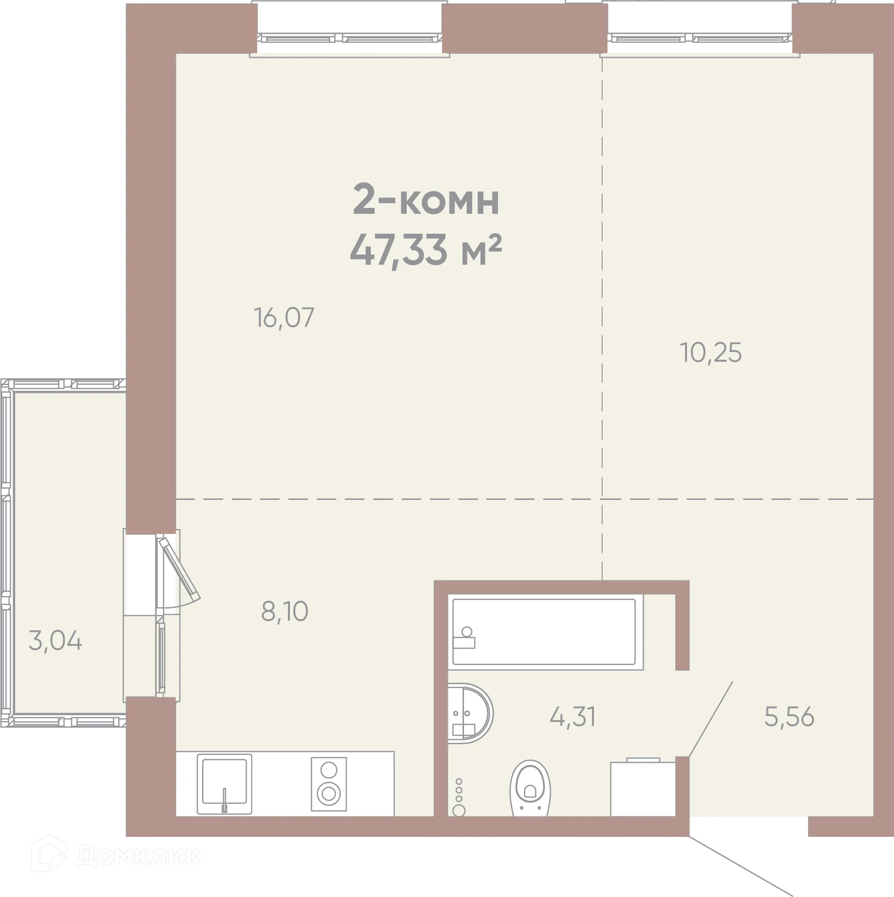 Фото квартиры в ЖК Новые горизонты на Советской