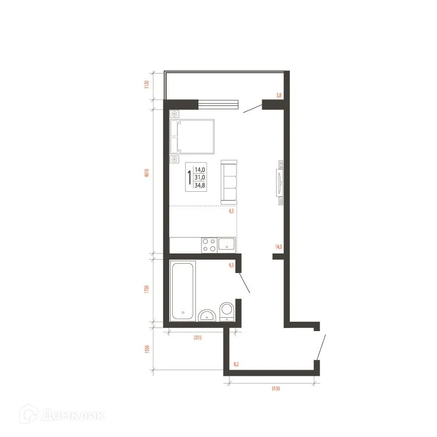 Фото квартиры в ЖК СВОИ ВМЕСТЕ