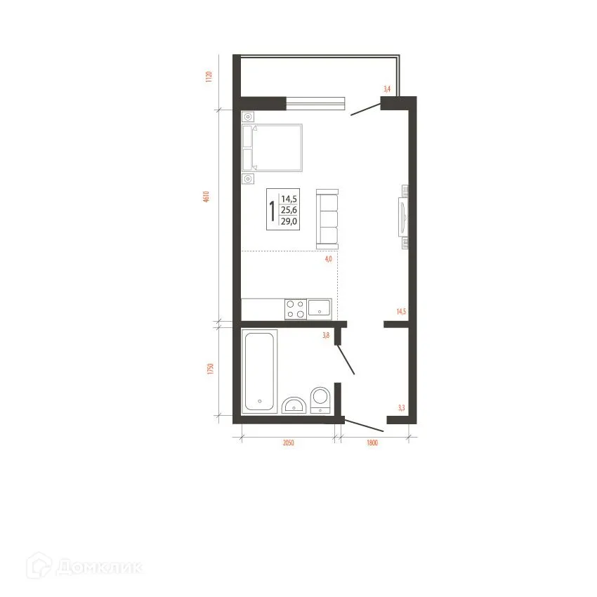 Фото квартиры в ЖК СВОИ ВМЕСТЕ