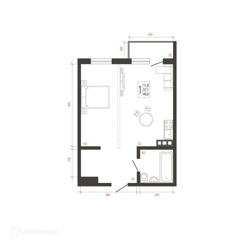 Фото квартиры в ЖК СВОИ ВМЕСТЕ