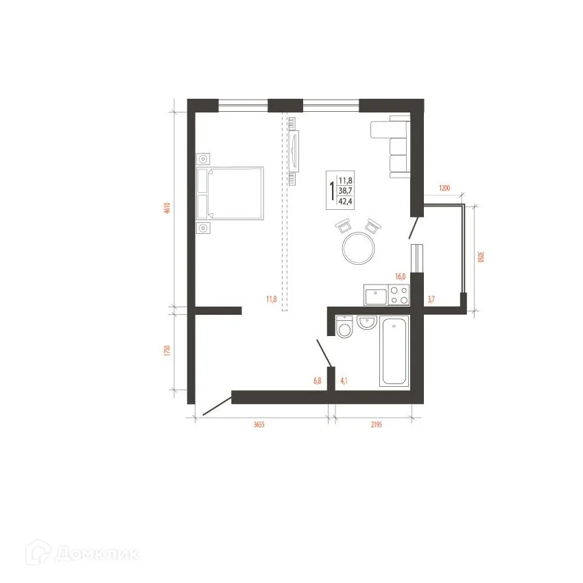 Фото квартиры в ЖК СВОИ ВМЕСТЕ