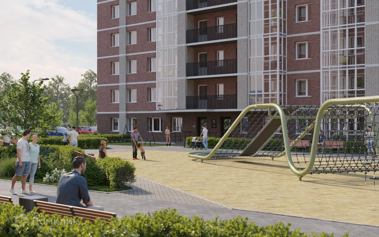 Планировка 3-комнатной квартиры 68.4 м² в ЖК СВОИ ВМЕСТЕ, г. Иркутск — фото 6