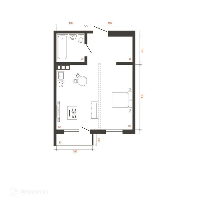 Фото квартиры в ЖК СВОИ ВМЕСТЕ