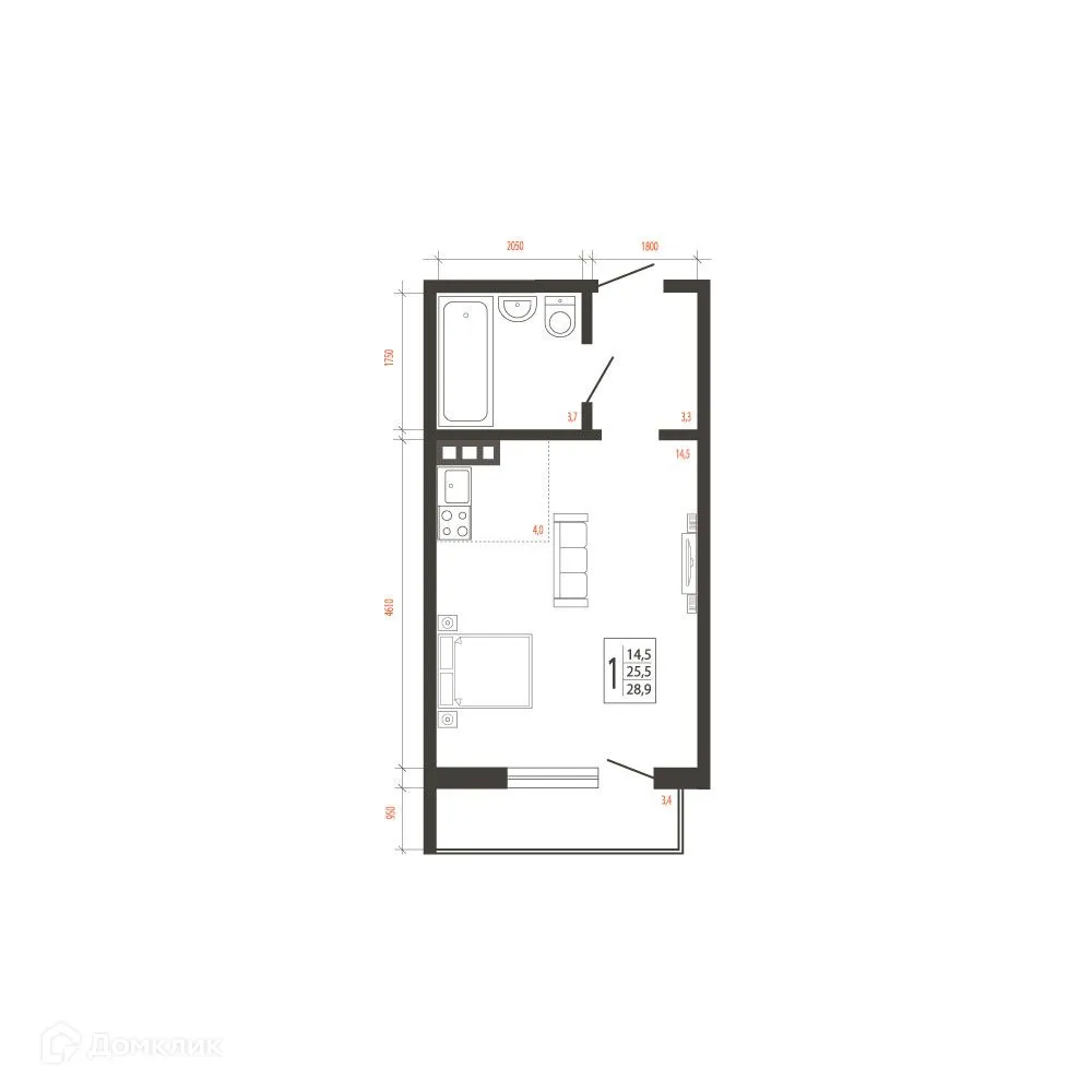 Фото квартиры в ЖК СВОИ ВМЕСТЕ