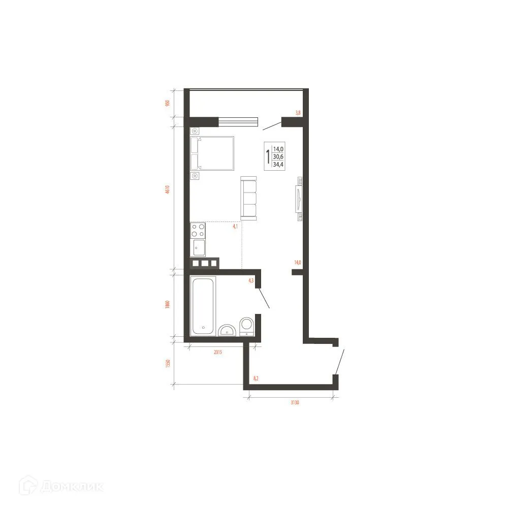 Фото квартиры в ЖК СВОИ ВМЕСТЕ