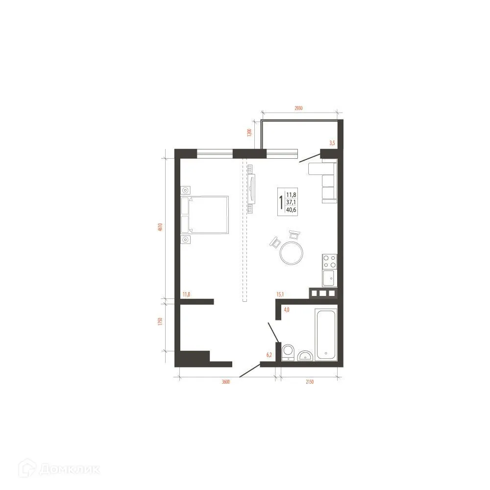 Фото квартиры в ЖК СВОИ ВМЕСТЕ