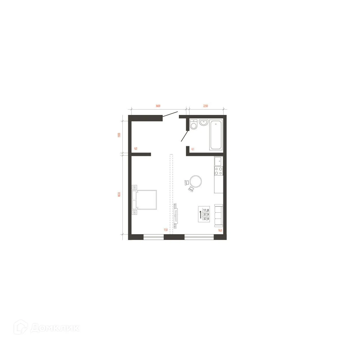 Фото квартиры в ЖК СВОИ ВМЕСТЕ