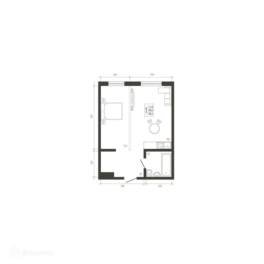 Фото квартиры в ЖК СВОИ ВМЕСТЕ