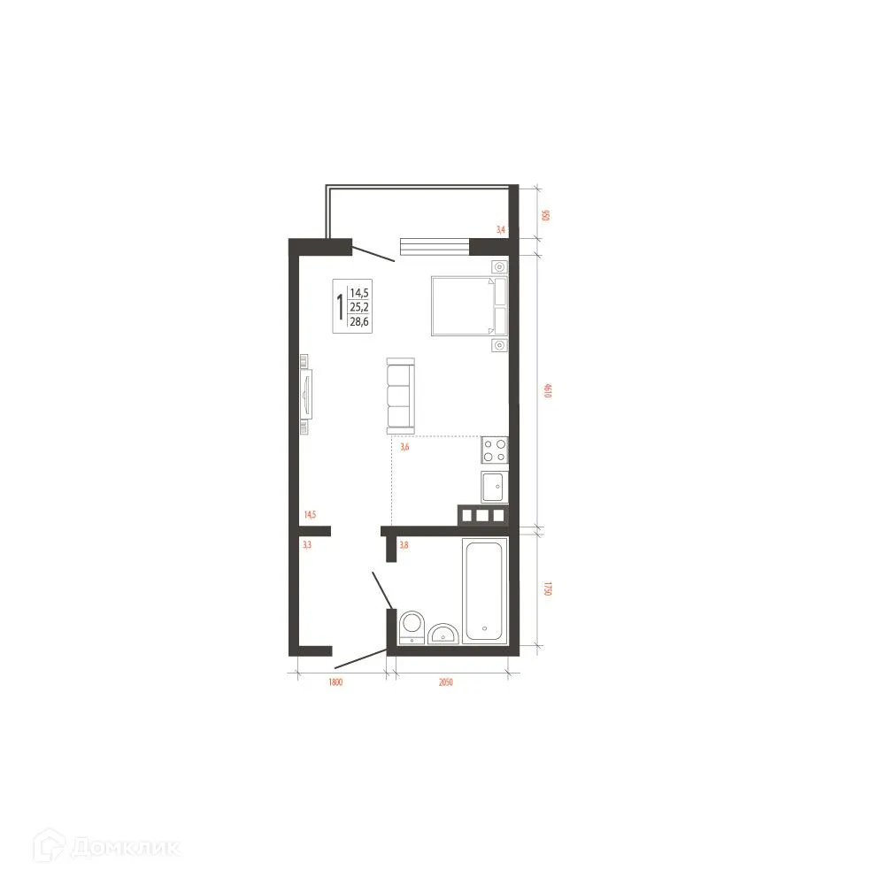 Фото квартиры в ЖК СВОИ ВМЕСТЕ