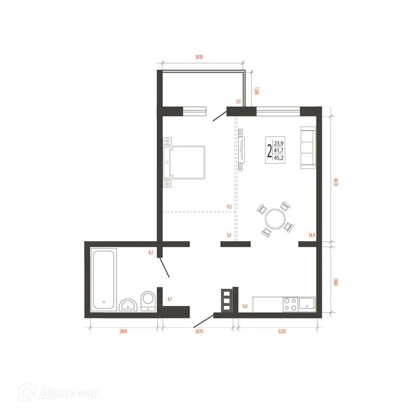 Фото квартиры в ЖК СВОИ ВМЕСТЕ