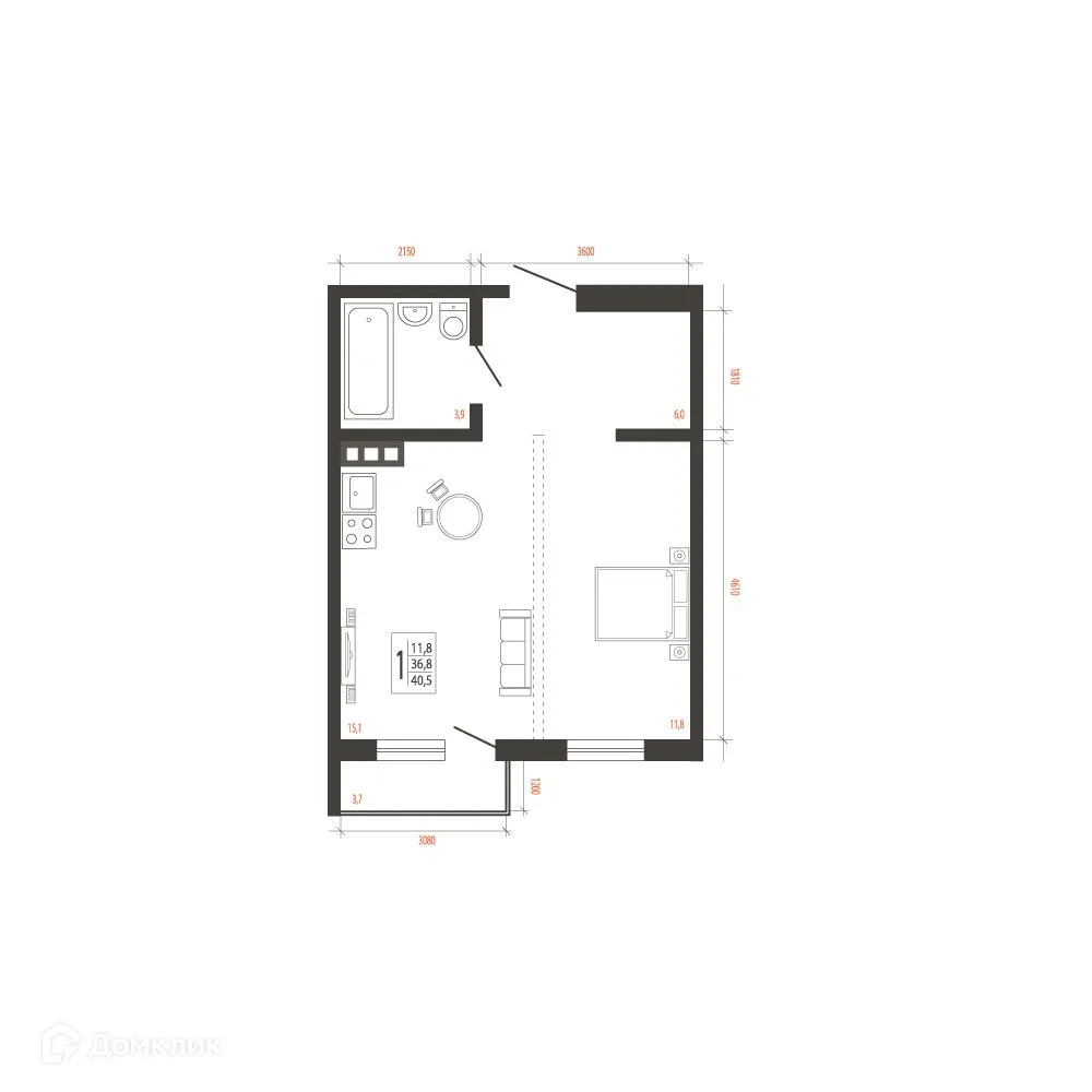 Фото квартиры в ЖК СВОИ ВМЕСТЕ